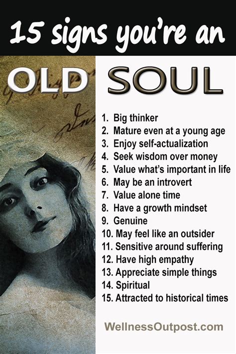 signs youre dating an old soul